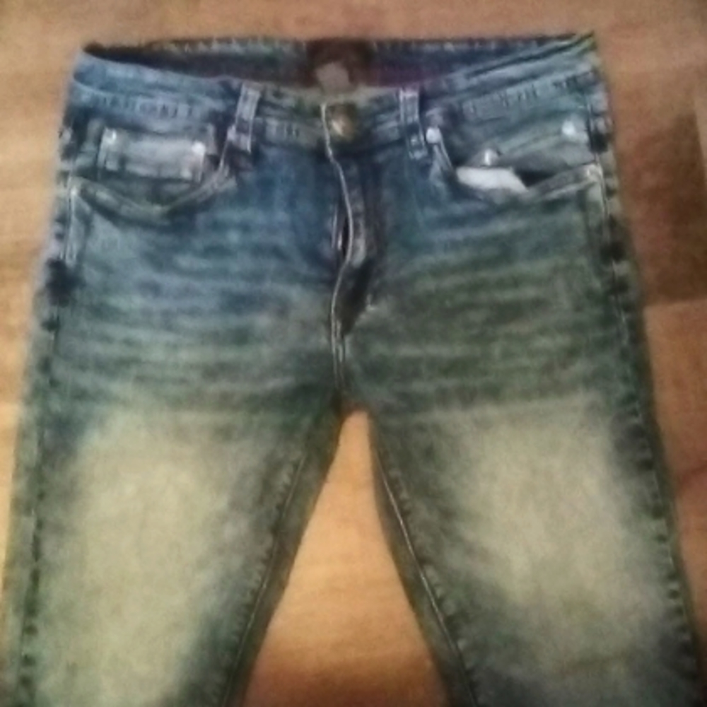 Steve's Jean's, Stone washed style / Bleached, men's, size 32/30